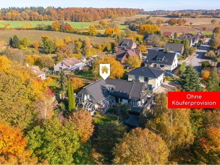 Moellerherm Immobilien - Immobilienangebot - Kasseedorf - Alle - Architektonisches Einfamilienhaus mit 4 Einliegerwohnungen in Sackgassenlage