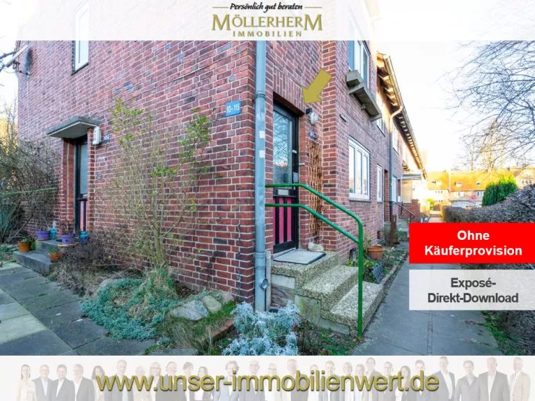 Moellerherm Immobilien - Immobilienangebot - Kiel - Alle - Schnuckelige Einsteigerimmobilie mit Garten in Kiel-Elmschenhagen