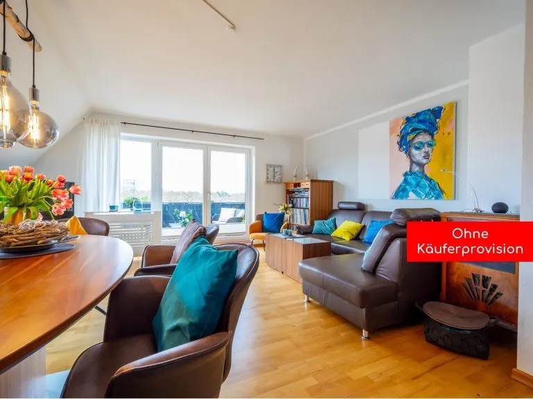Moellerherm Immobilien - Immobilienangebot - Lübeck / Sankt Lorenz Süd - Alle - Moderne Maisonette-Wohnung mit Balkon - 
Wohnen auf zwei Ebenen in Lübeck
