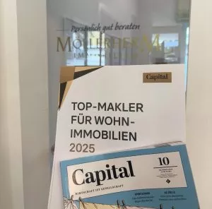 Möllerherm Immobilien gehört laut Capital zu den besten Immobilienmaklern in Deutschland und erhält Auszeichnung mit voller Punktzahl