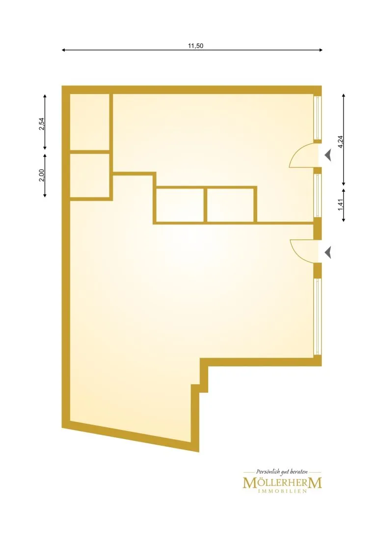 Moellerherm Immobilien - Immobilienangebot - Lensahn - Alle - Eckgebäude mit zwei Läden und zwei Wohnungen im Zentrum von Lensahn (JNKM 21.253 € Faktor 12,5)