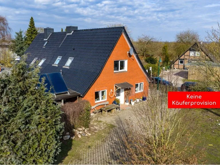 Moellerherm Immobilien - Immobilienangebot - Glasau / Sarau - Alle - Landleben lieben - mit besonderer Aussicht - Doppelhaushälfte in Glasau / Sarau