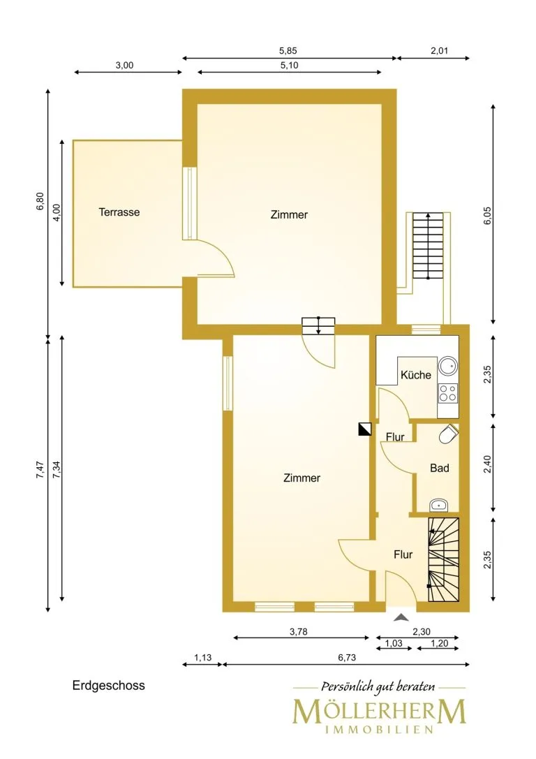 Moellerherm Immobilien - Immobilienangebot - Wahlstedt - Alle - Wohlfühlen in ruhiger Lage - Modernisierte Doppelhaushälfte mit Garten, Terrasse und neuer Wärmepumpe