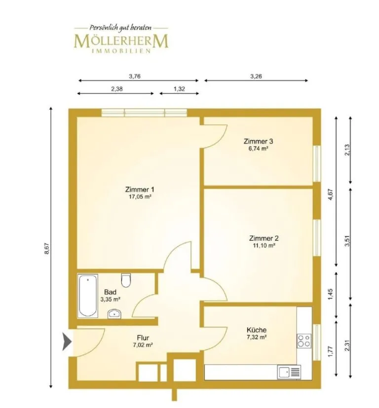 Moellerherm Immobilien - Immobilienangebot - Eutin - Alle - Finden Sie Ihren Lieblingsplatz – Individuelles Wohnen ohne Balkon in der Parkwohnanlage Wilhelmshöhe in Eutin