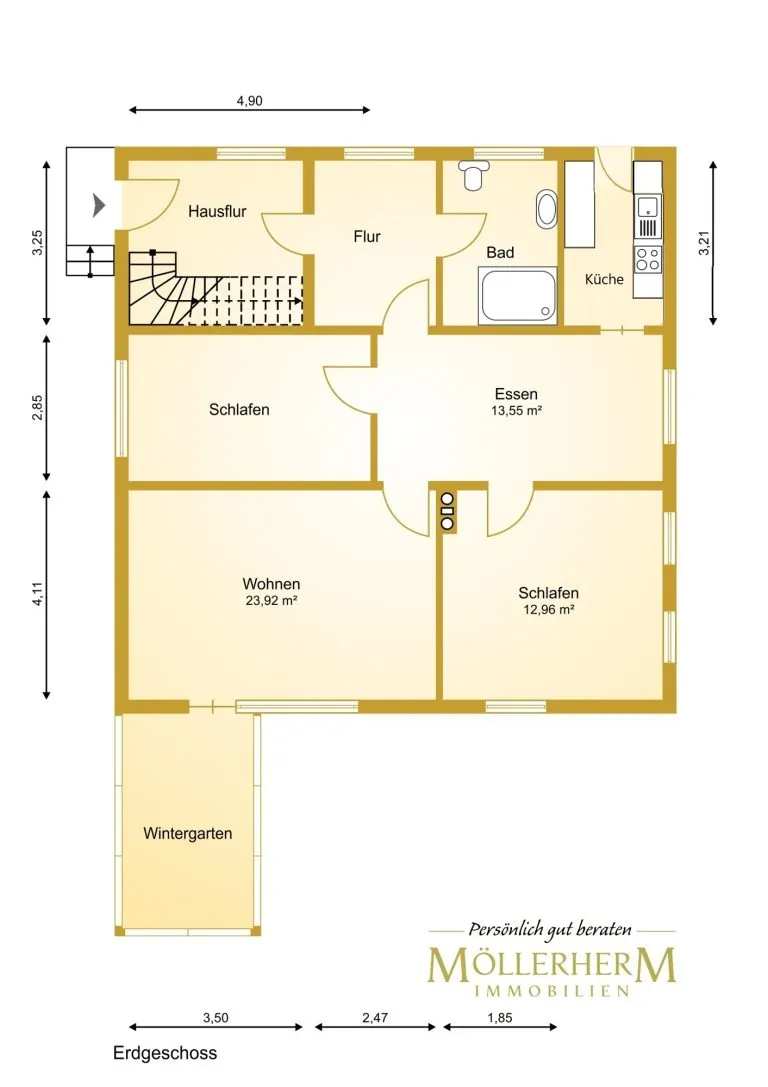 Moellerherm Immobilien - Immobilienangebot - Scharbeutz / Haffkrug - Alle - Strandnah wohnen - Großzügige Erdgeschosswohnung mit Wohlfühlcharakter