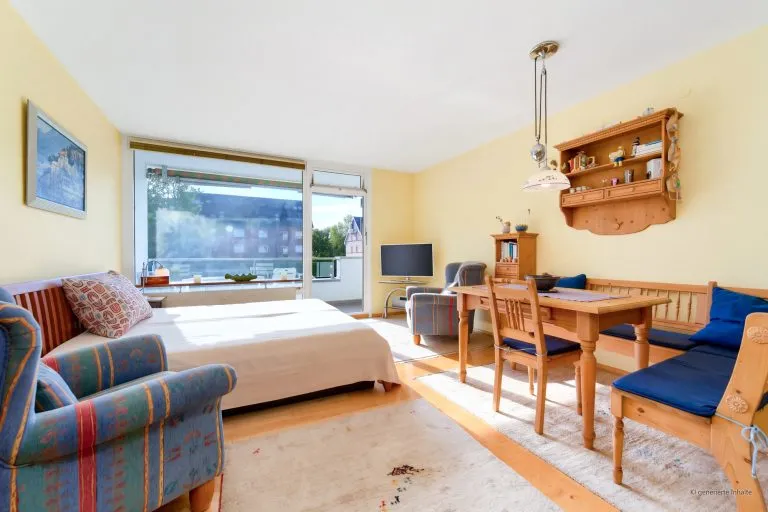 Moellerherm Immobilien - Immobilienangebot - Scharbeutz - Alle - Der Ostsee so nahe - Helle 1-Zimmer-Wohnung mit Außenstellplatz