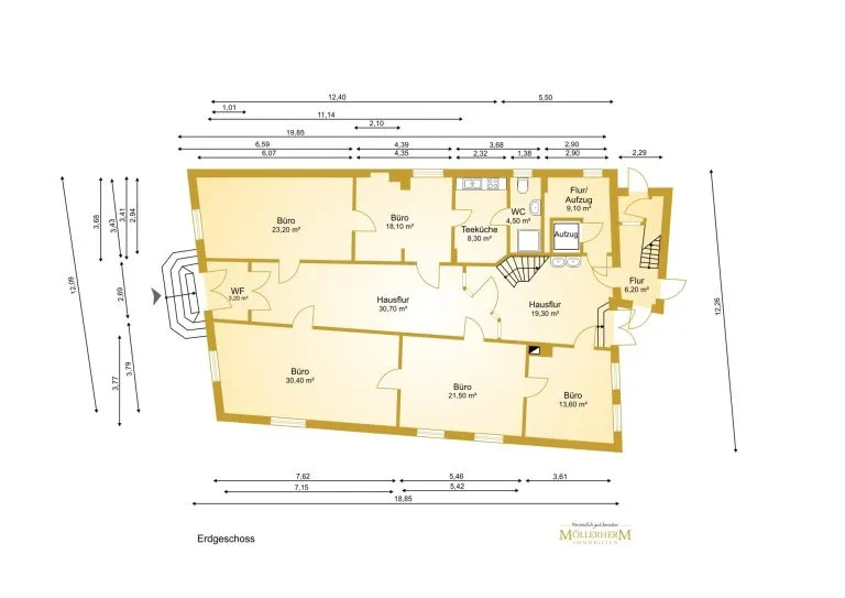 Moellerherm Immobilien - Immobilienangebot - Wismar - Alle - 2 gepflegte MFH in Top Zustand mit 87.296€ JNKM